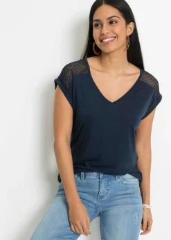 Outlet Camiseta de suave mezcla de viscosa Mujer Camisetas