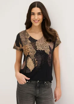 Outlet Camiseta de suave mezcla de viscosa Mujer Camisetas