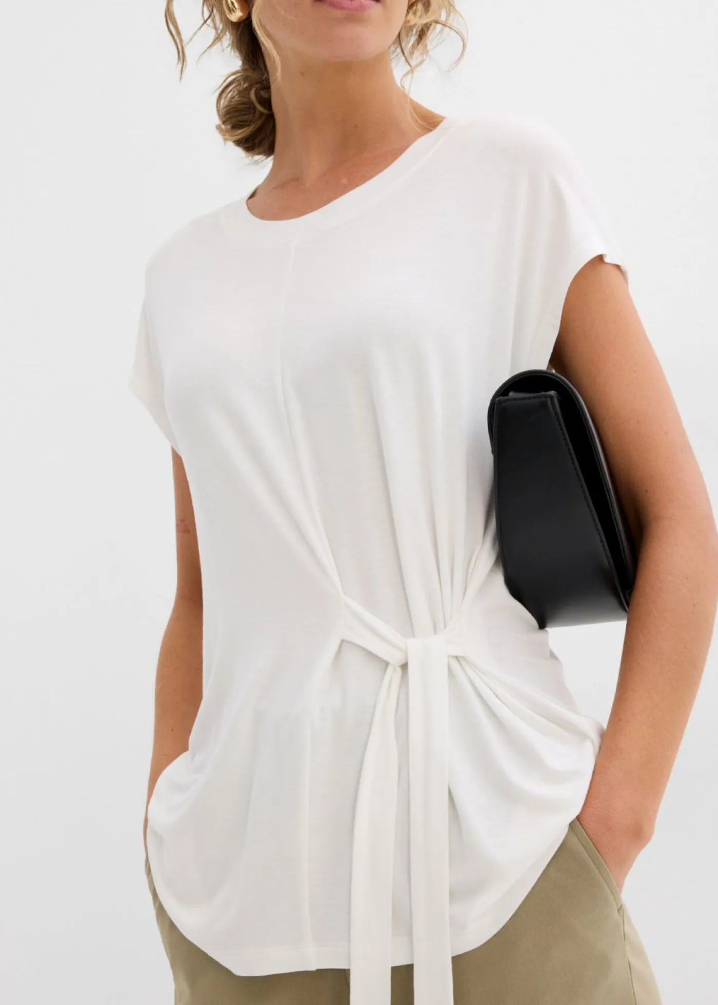 Sale Camiseta de suave mezcla de viscosa Mujer Camisetas