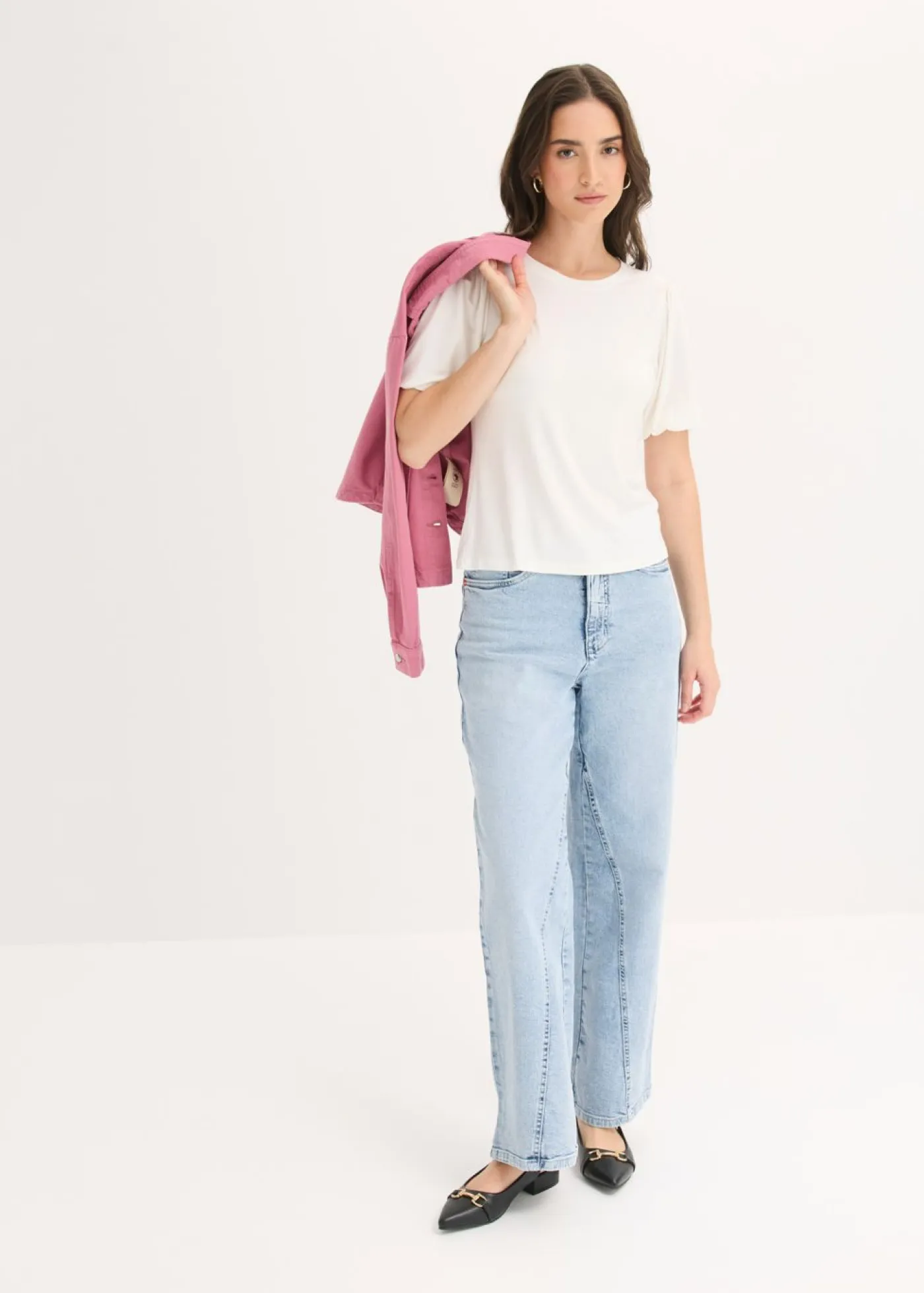 Discount Camiseta de suave mezcla de viscosa Mujer Camisetas|Novedades