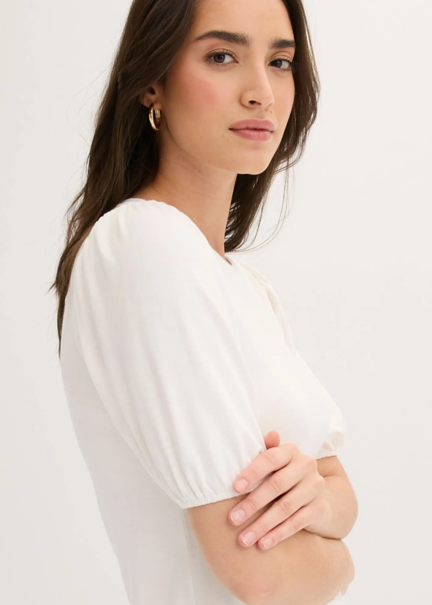 Discount Camiseta de suave mezcla de viscosa Mujer Camisetas|Novedades
