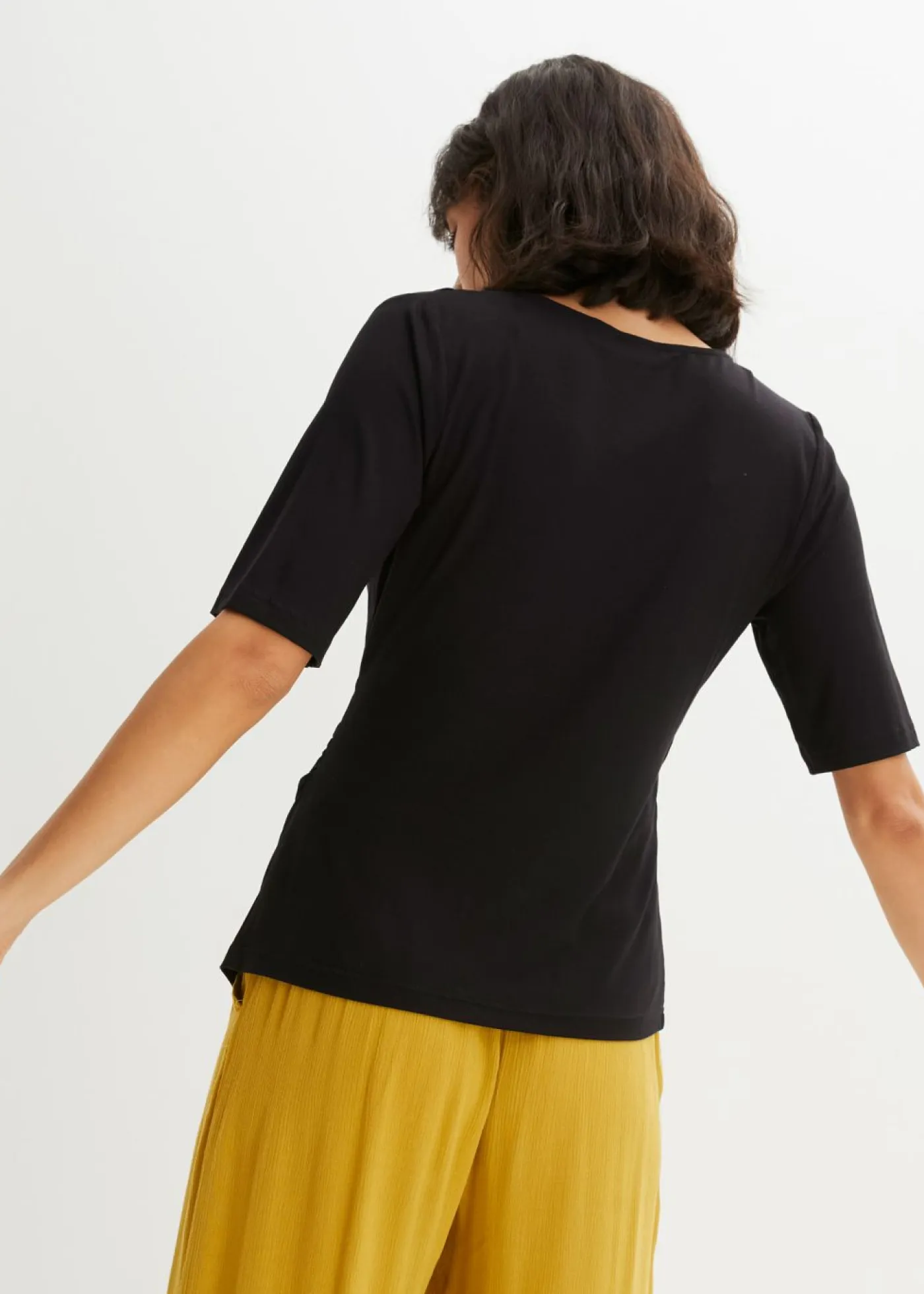 Camiseta de suave mezcla de viscosa Mujer Camisetas|Novedades