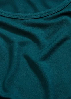 Online Camiseta de suave mezcla de viscosa Mujer Básicos|Camisetas