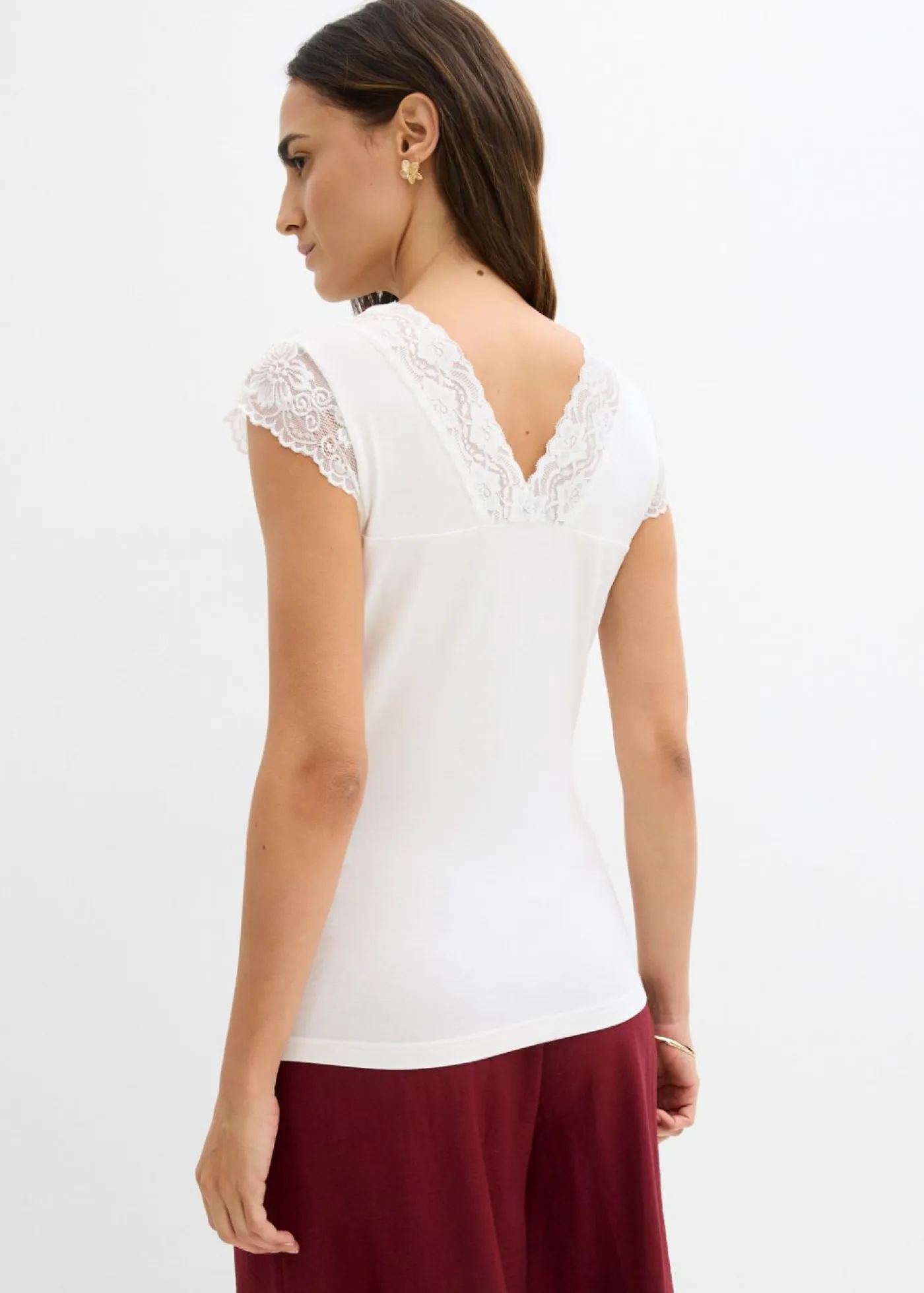 Camiseta de suave mezcla de viscosa Mujer Camisetas
