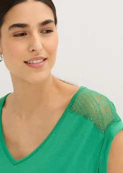 Outlet Camiseta de suave mezcla de viscosa Mujer Camisetas