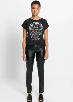 Sale Camiseta de suave mezcla de viscosa Mujer Camisetas