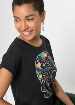 Sale Camiseta de suave mezcla de viscosa Mujer Camisetas