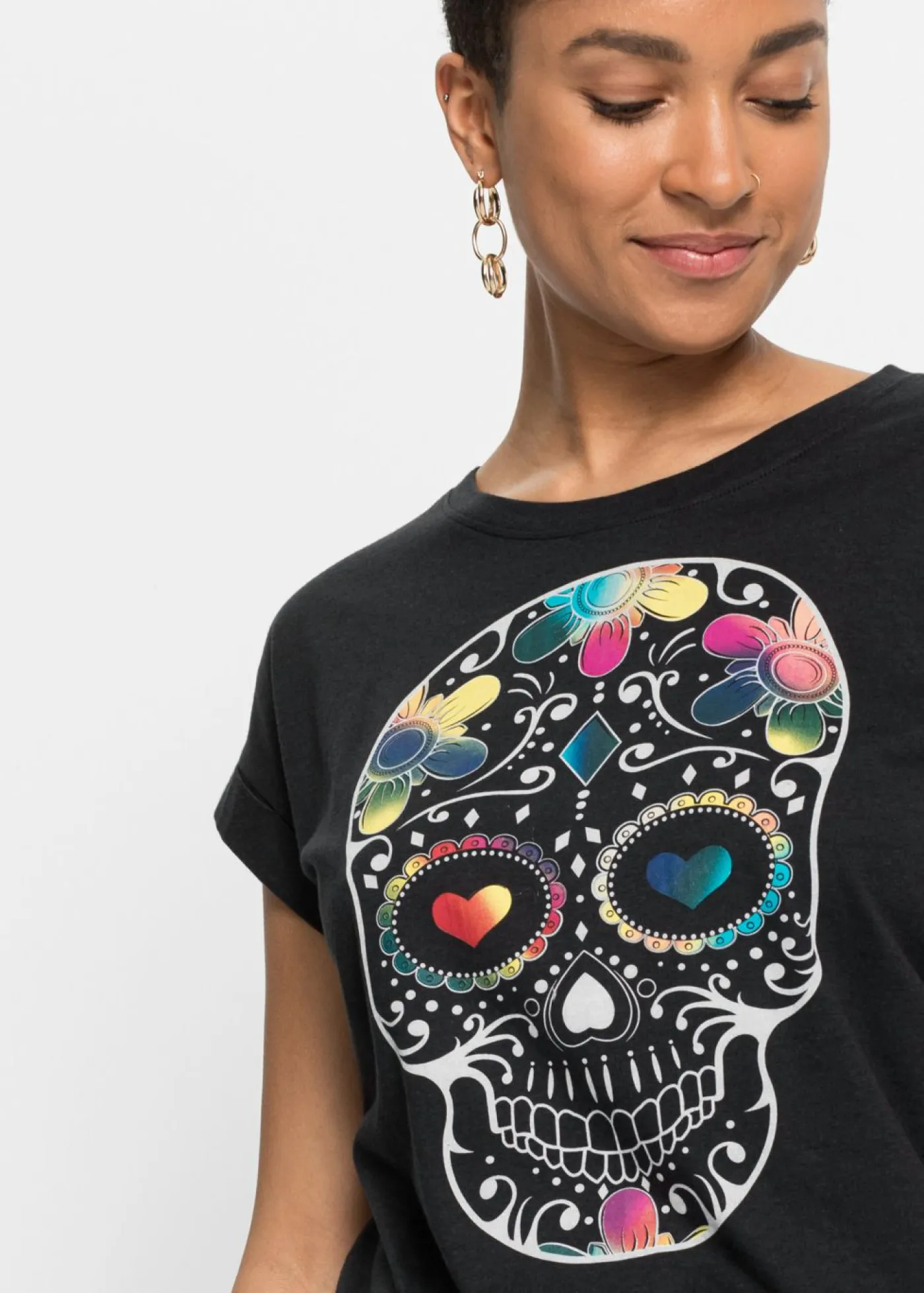 Sale Camiseta de suave mezcla de viscosa Mujer Camisetas
