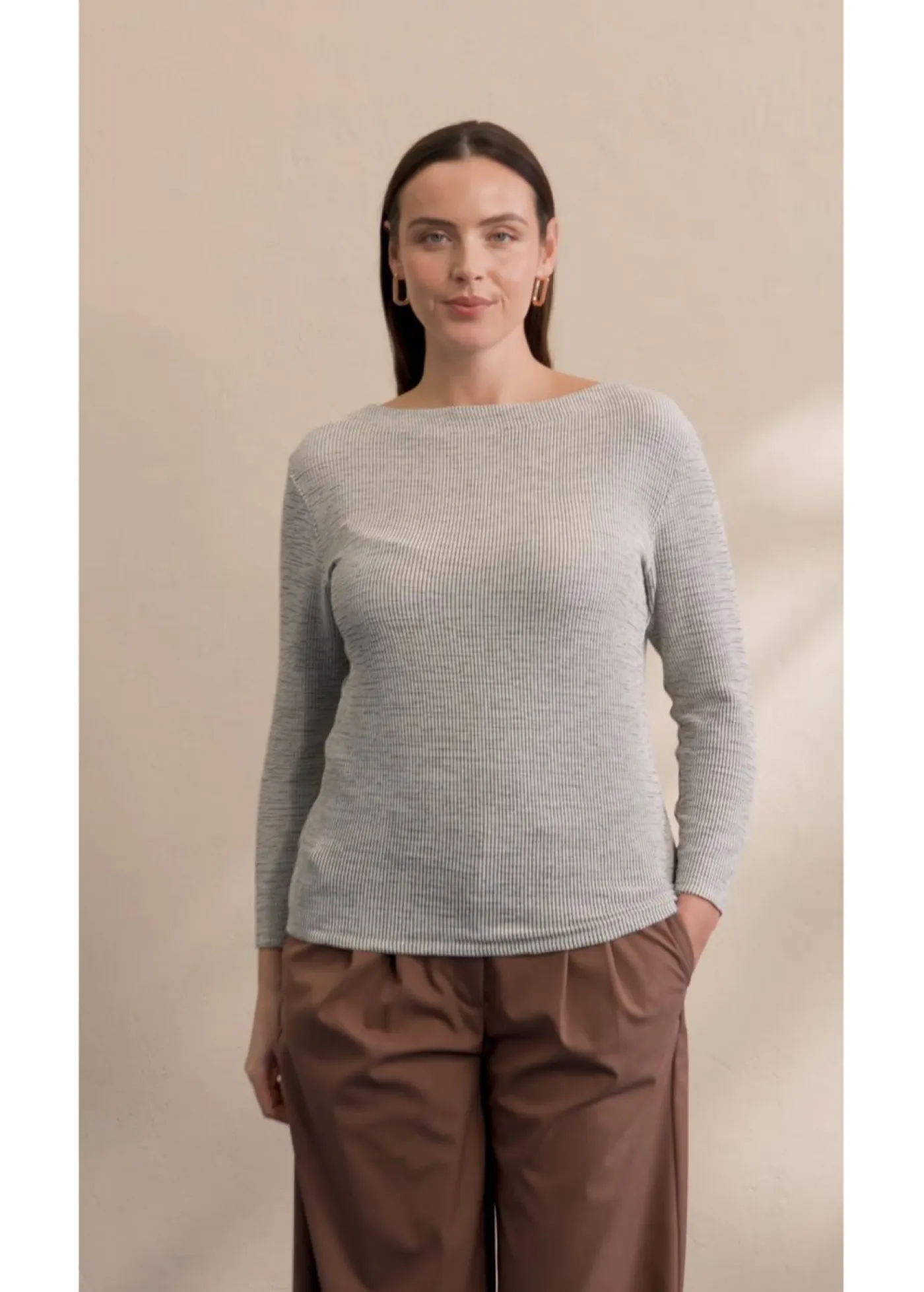 Camiseta de suave mezcla de viscosa Mujer Camisetas