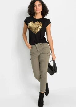 Camiseta de suave mezcla de viscosa Mujer Camisetas