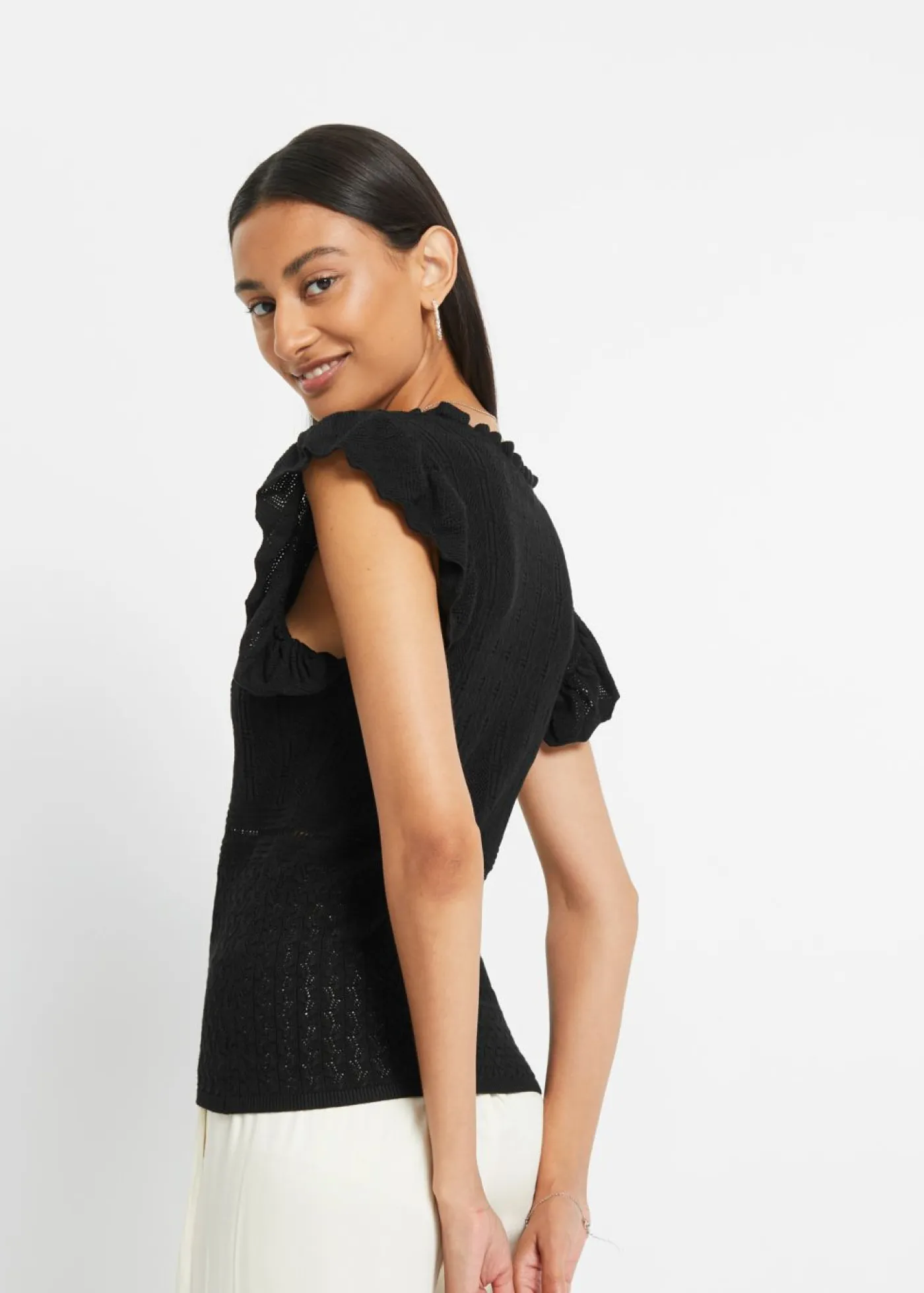 Clearance Camiseta de suave mezcla de viscosa Mujer Camisetas|Ropa De Punto