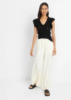 Clearance Camiseta de suave mezcla de viscosa Mujer Camisetas|Ropa De Punto