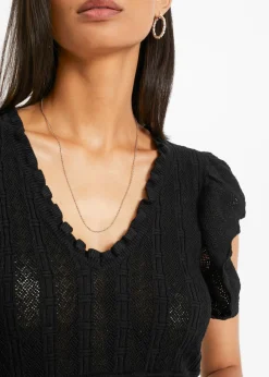 Clearance Camiseta de suave mezcla de viscosa Mujer Camisetas|Ropa De Punto