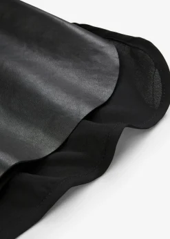 Camiseta de tirantes con parte delantera de napa de cordero Mujer Premium|Camisetas