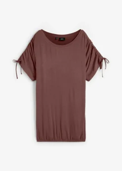 New Camiseta de viscosa fluida Mujer Camisetas