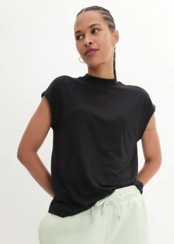 Outlet Camiseta de viscosa suave Mujer Básicos|Camisetas