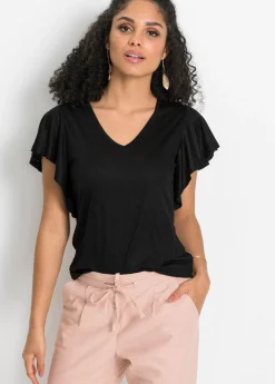 Camiseta de viscosa suave Mujer Camisetas|Novedades