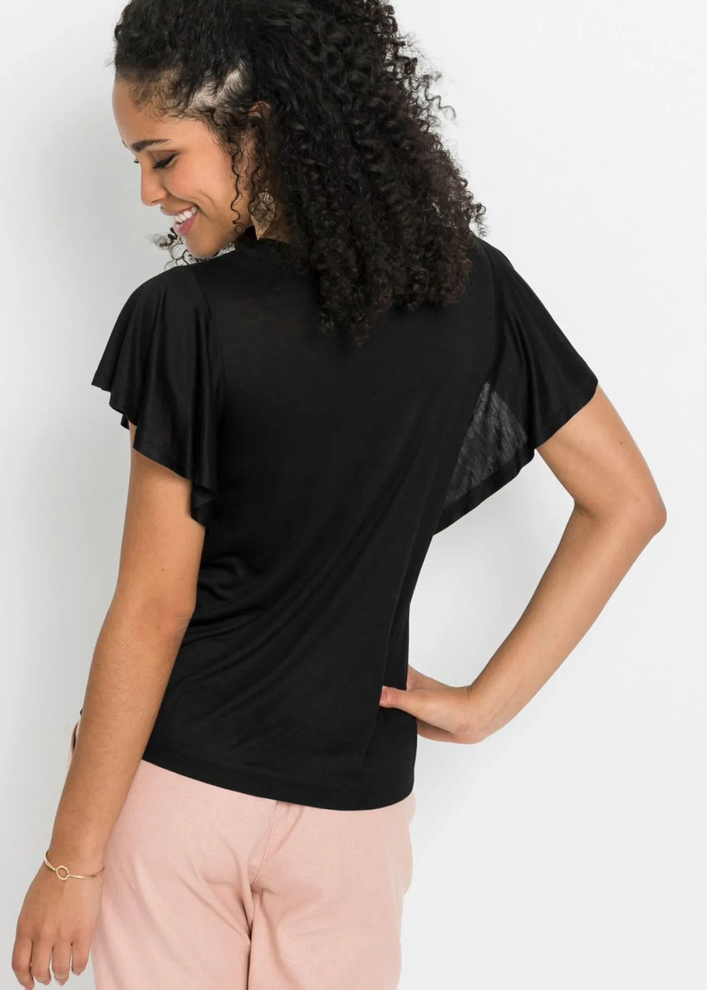 Camiseta de viscosa suave Mujer Camisetas|Novedades