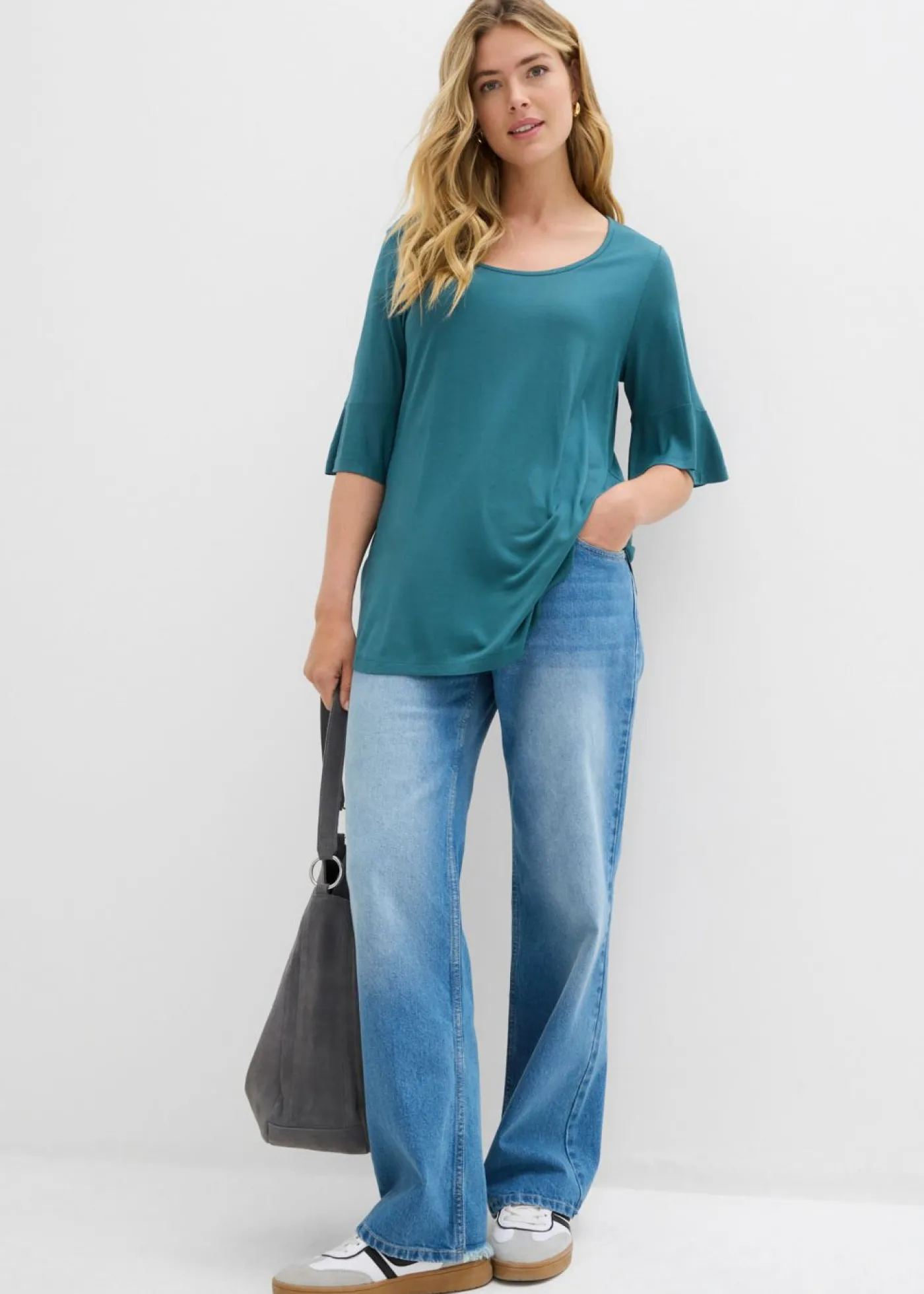 Camiseta de viscosa suave Mujer Camisetas
