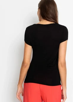 Sale Camiseta de viscosa suave Mujer Básicos|Camisetas