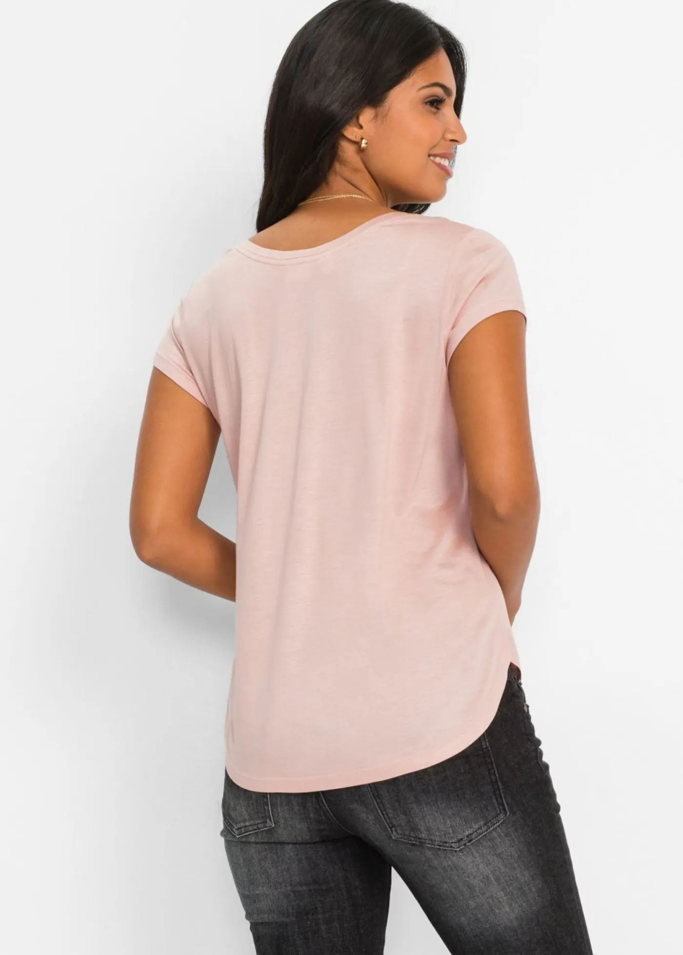 Hot Camiseta de viscosa suave Mujer Básicos|Camisetas