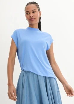 Online Camiseta de viscosa suave Mujer Básicos|Camisetas
