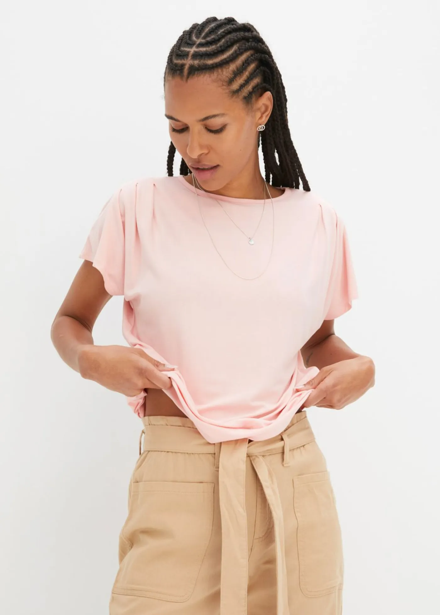 Hot Camiseta de viscosa suave Mujer Básicos|Camisetas