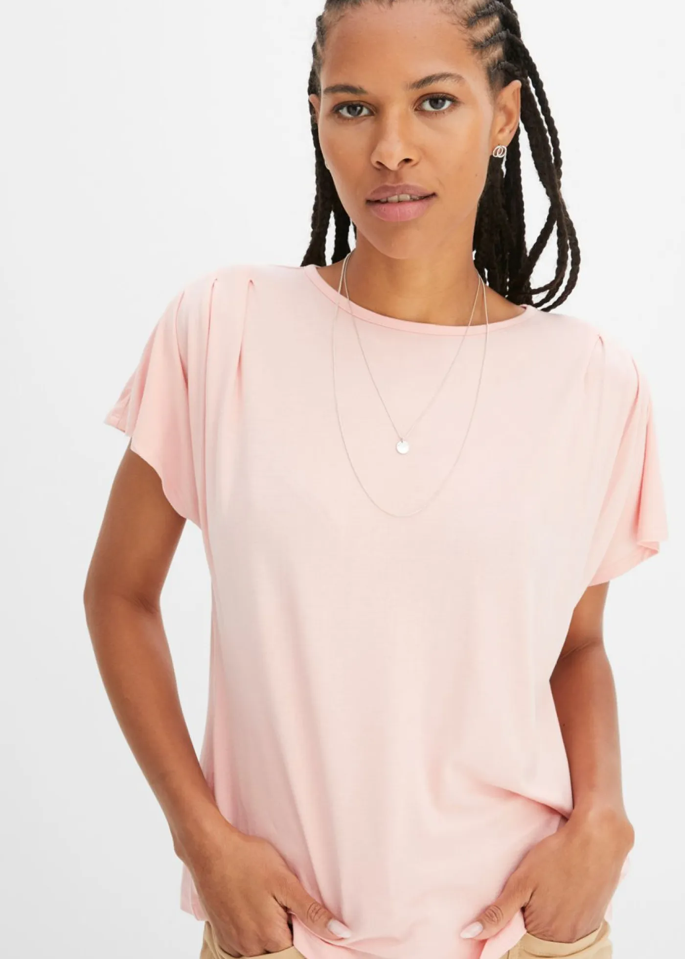 Hot Camiseta de viscosa suave Mujer Básicos|Camisetas