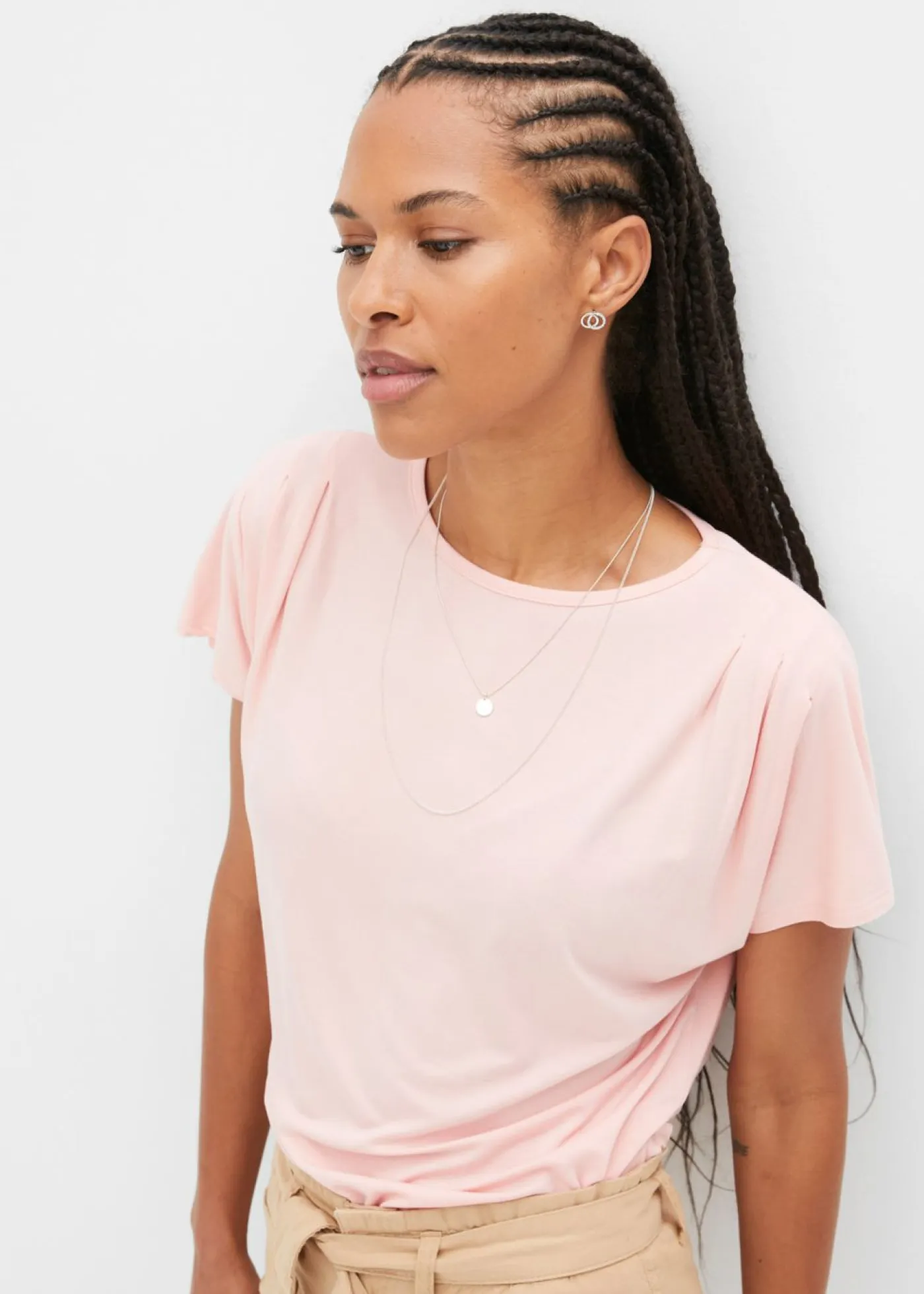 Hot Camiseta de viscosa suave Mujer Básicos|Camisetas