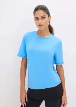 Outlet Camiseta deportiva con aspecto estructurado Mujer Ropa Deportiva|Camisetas
