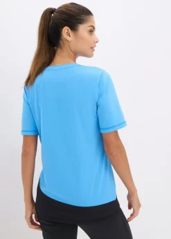 Outlet Camiseta deportiva con aspecto estructurado Mujer Ropa Deportiva|Camisetas