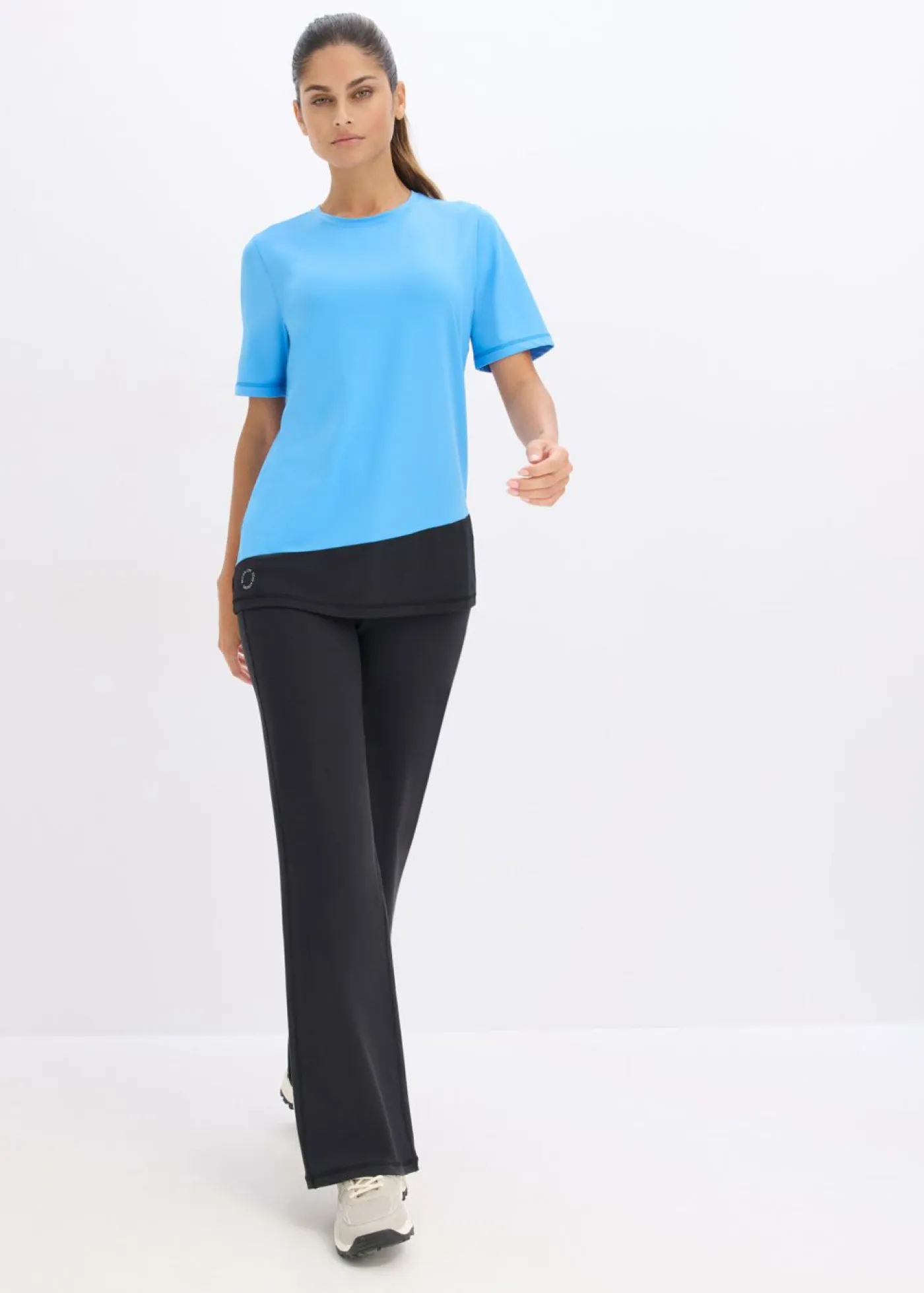 Outlet Camiseta deportiva con aspecto estructurado Mujer Ropa Deportiva|Camisetas