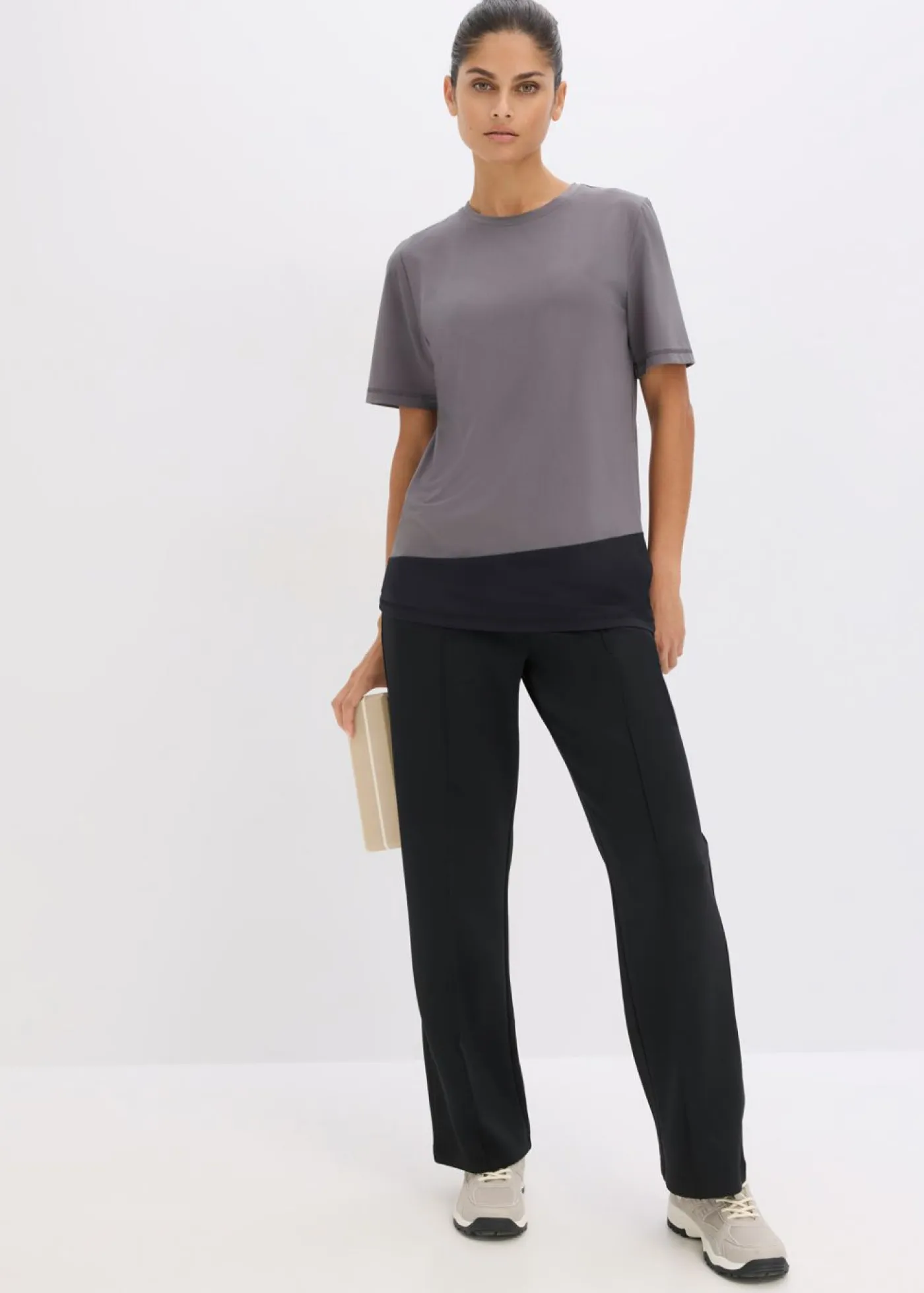Discount Camiseta deportiva con aspecto estructurado Mujer Ropa Deportiva|Camisetas