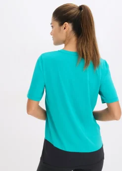 Online Camiseta deportiva con aspecto estructurado Mujer Ropa Deportiva|Camisetas