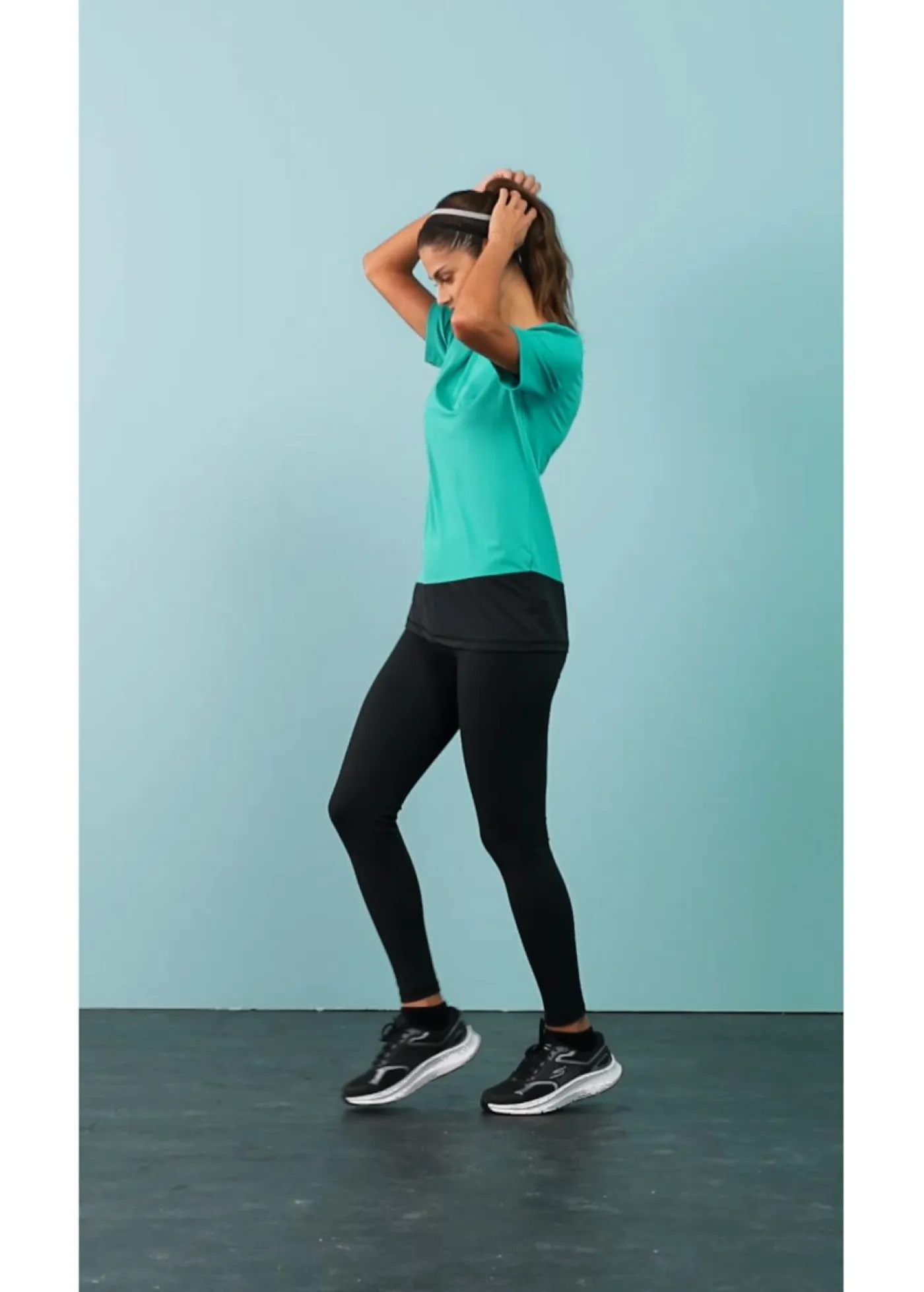 Online Camiseta deportiva con aspecto estructurado Mujer Ropa Deportiva|Camisetas
