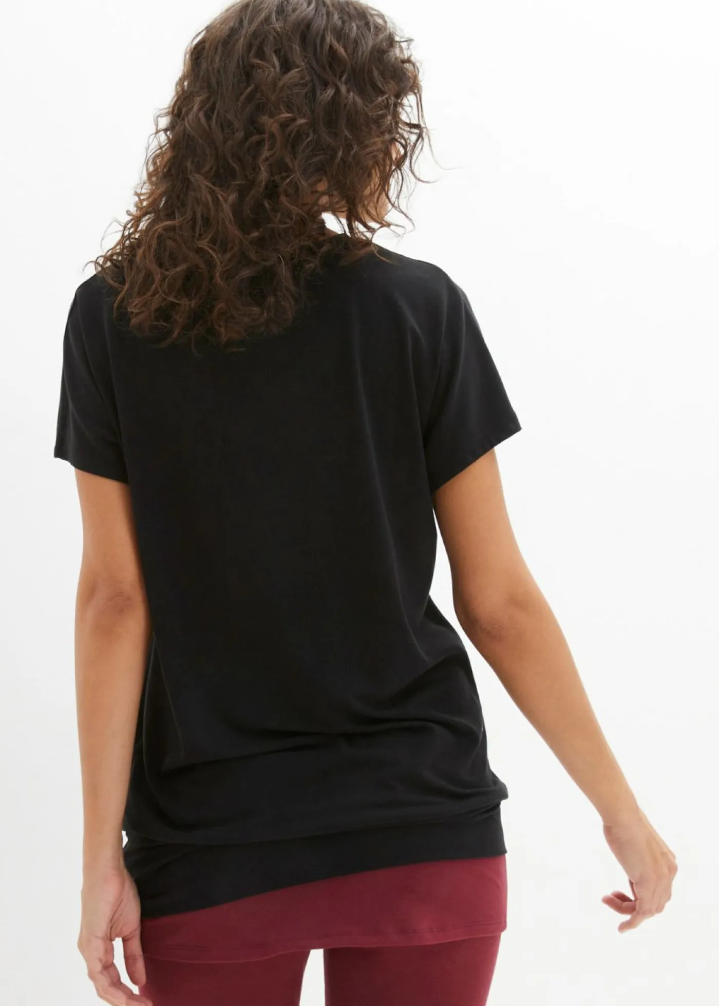 New Camiseta deportiva con corte holgado Mujer Ropa Deportiva|Camisetas