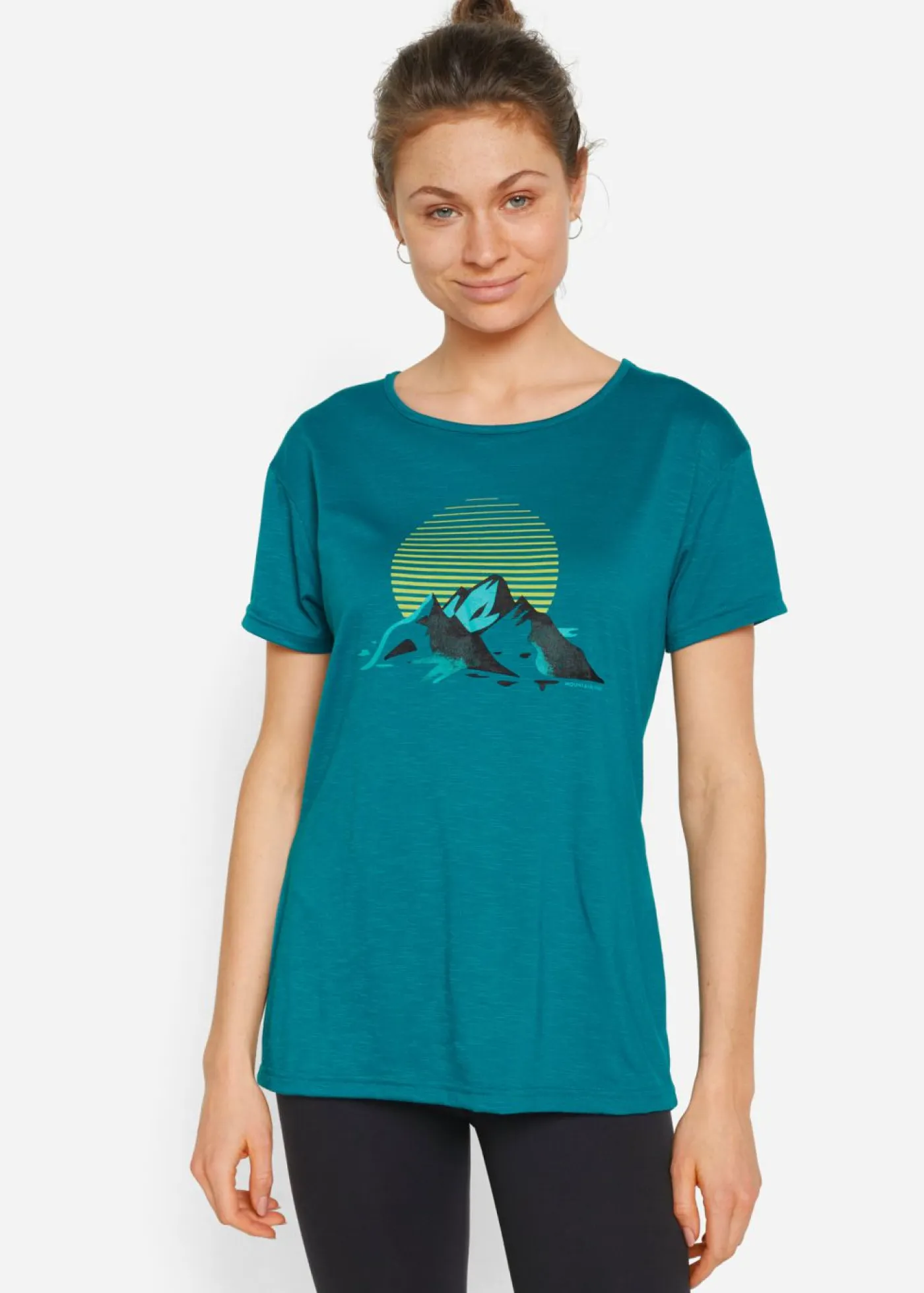 Online Camiseta deportiva de material de secado rápido (2 unidades) Mujer Ropa Para El Aire Libre|Ropa Deportiva