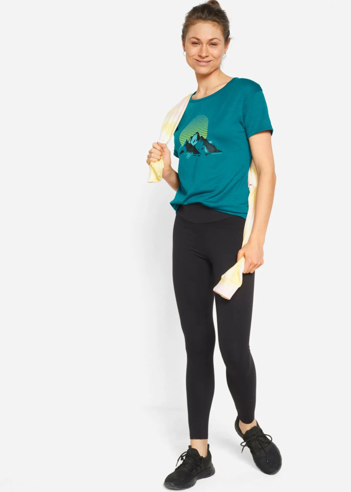 Online Camiseta deportiva de material de secado rápido (2 unidades) Mujer Ropa Para El Aire Libre|Ropa Deportiva