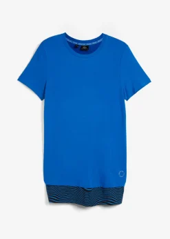 Discount Camiseta deportiva larga con aspecto 2 en 1 Mujer Ropa Deportiva|Camisetas
