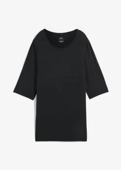 Clearance Camiseta deportiva larga con abertura y material de secado rápido Mujer Ropa Deportiva|Camisetas