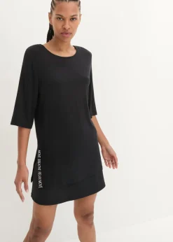 Clearance Camiseta deportiva larga con abertura y material de secado rápido Mujer Ropa Deportiva|Camisetas