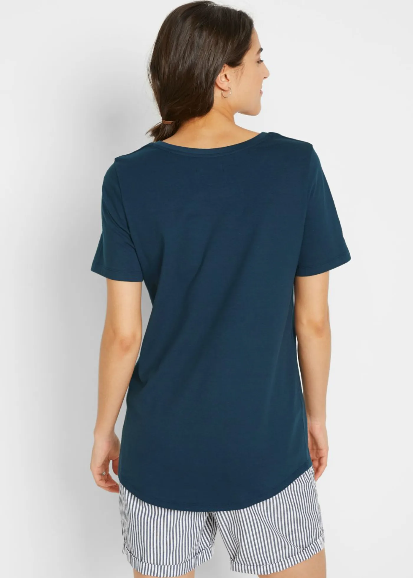 Clearance Camiseta en mezcla de algodón Mujer Camisetas
