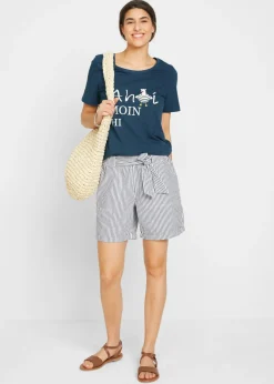 Clearance Camiseta en mezcla de algodón Mujer Camisetas