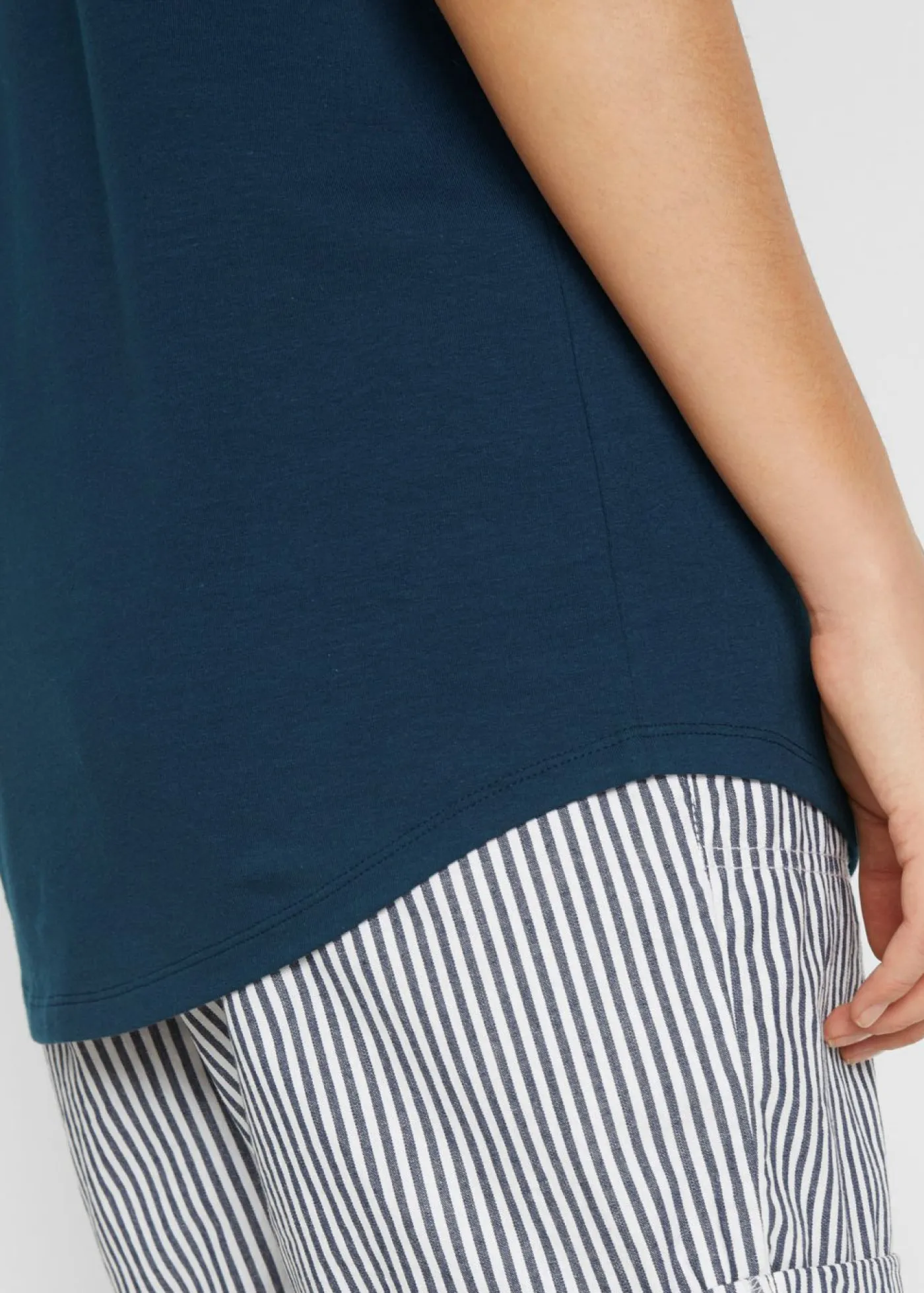 Clearance Camiseta en mezcla de algodón Mujer Camisetas