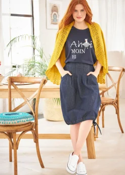 Clearance Camiseta en mezcla de algodón Mujer Camisetas