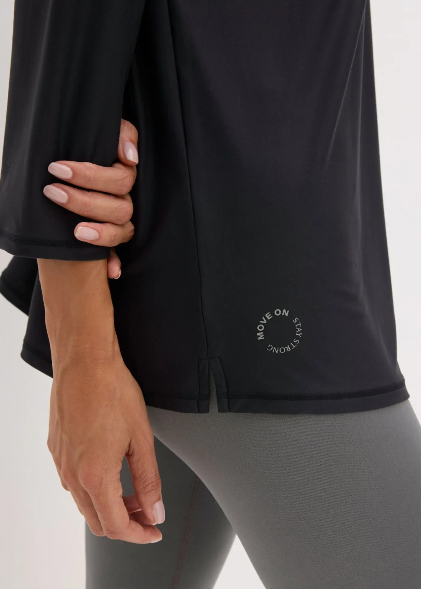 Camiseta funcional suave con mangas 3/4 y material de secado rápido Mujer Ropa Deportiva|Camisetas