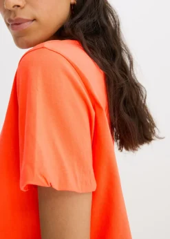 Hot Camiseta holgada de algodón orgánico puro Mujer Camisetas