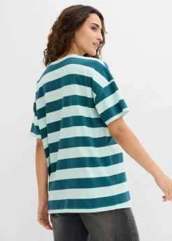 Outlet Camiseta holgada de algodón orgánico puro Mujer Básicos|Camisetas