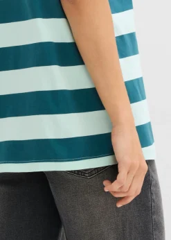 Outlet Camiseta holgada de algodón orgánico puro Mujer Básicos|Camisetas