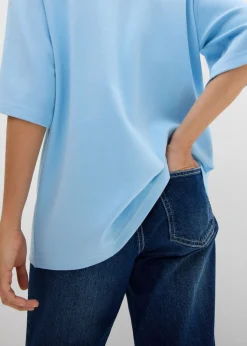 Camiseta holgada de algodón orgánico puro y pesado Mujer Básicos|Camisetas